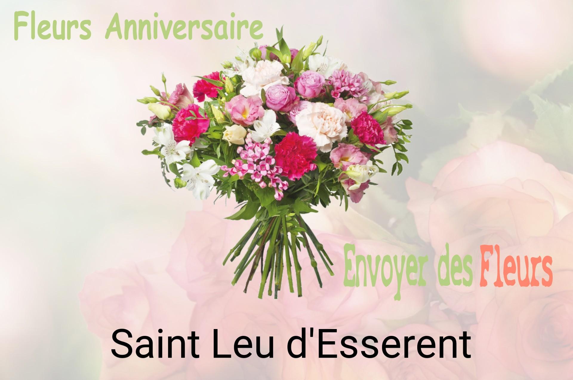 Bouquet de fleurs d’anniversaire livré à Saint-Leu-d'Esserent